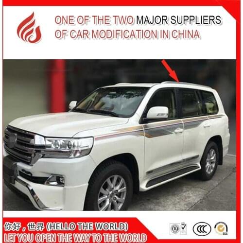 High quality silver color aluminium alloy side rail bar roof rack for Land Cruiser 200 LC200 2008 09 10 11 12 13 14 15 16 17 18