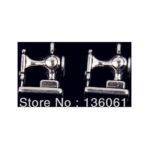 10pcs Vintage Silver Sewing Machine Charms Pendants For Jewelry Making Findings Bracelets Handmade Accessories DIY Gifts P85