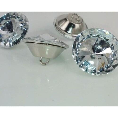 1000PCS/LOT) 25MM Acryl Buttons Upholstery Rhinestone Accessories