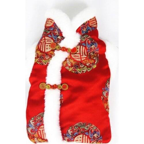 2020 New Year Pet Dog Clothes Tang Suit Cat Clothing Puppy Chihuahua Yorkie Poodle Bichon Pomeranian Schnauzer Pet Coat Outfit