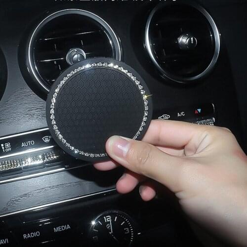 Car Styling Accessories #W2G Car Coaster Water Cup Bottle Holder Anti-slip Pad Mat Silica Gel For Interior Decoration