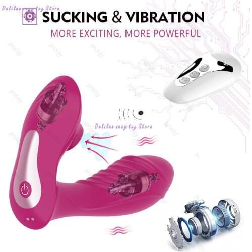 Sucking Vibrators Vagina Clitoris For Women USB Charging Case Free Bend Stimulator Nipple Sucker Erotic Masturbation Sex Toys