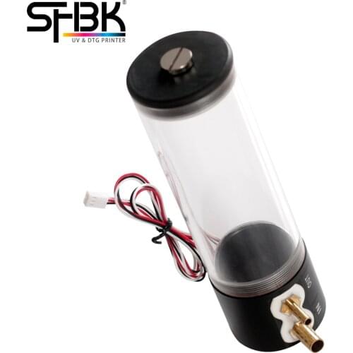 Cylindrical integrated detachable cooling water tank water pump suitable for circulating cooling of A3 and A4 UV lamps