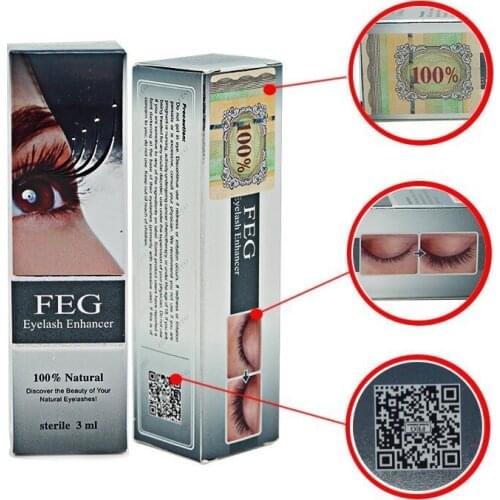 Feg Eyelash Enhancer Eyelash Serum Eyelash Growth Serum Treatment Natural Herbal Medicine Eye Lashes Mascara Lengthening Longer