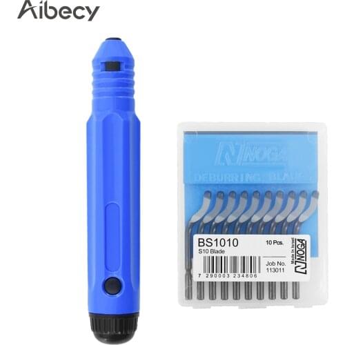 Aibecy 3D Printer Trimming Tool Model Trimming Kni-fe Scraper Deburring Polishing Cutter with 10 Replacement Blades