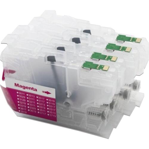 Europe LC3219XL 3219XL Refillable Ink Cartridge with Chip for Brother MFC- J5330 J5335 J5730 J5930 J6530 J6930 J6935 Printer