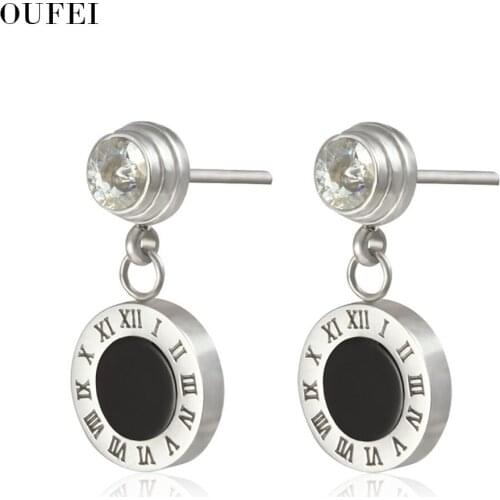 OUFEI Korean Fashion Earrings 2019 Jewelry Accessories Earrings For Women Jewelry Drop Earrings Brincos Jewellery Fashion