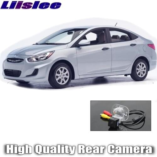 LiisLee Car Reversing image Camera For Hyundai Accent Grand Avega 2010~2018 Night Vision HD WaterProof Rear View back up Camera