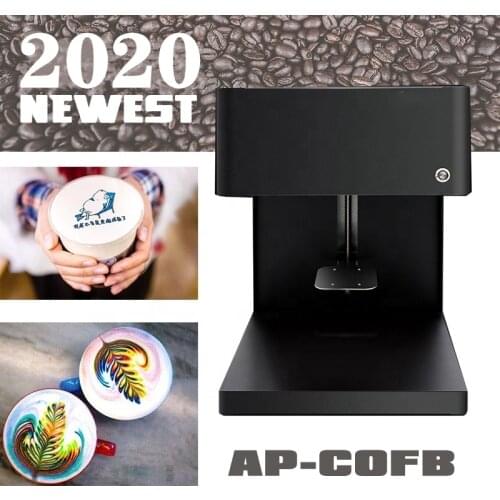 Best 3D Coffee UV Printer Automatic Digital Latte Art Print On Coffe Cake Printing Machine For Cappuccino Biscuits With Wifi