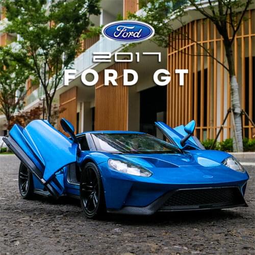 1:24 Ford GT Alloy Sports Car Model Diecasts Metal Toy Vehicles Car Model High Simulation Collection Boys Toy For Childrens Gift