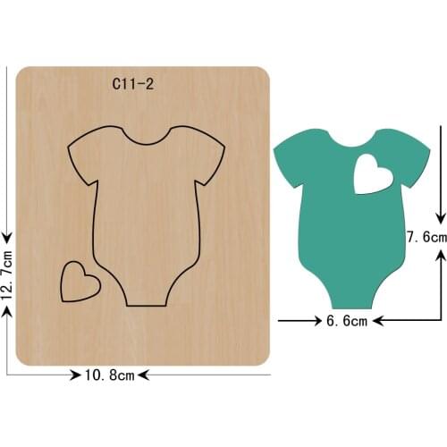 New Clothes, card Wooden die Scrapbooking C-11-2 Cutting Dies