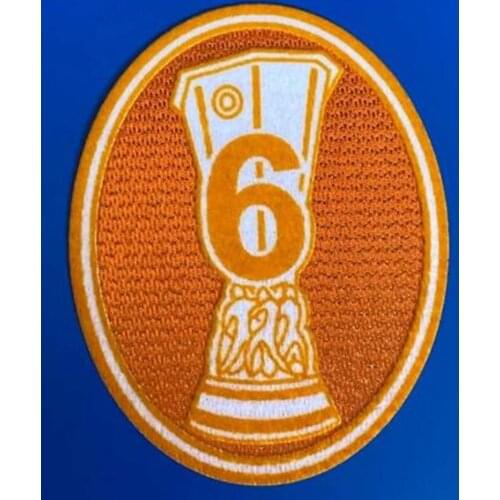 Europe Champions Patch 5 6 cups Soccer Patch Heat Transfer Badge