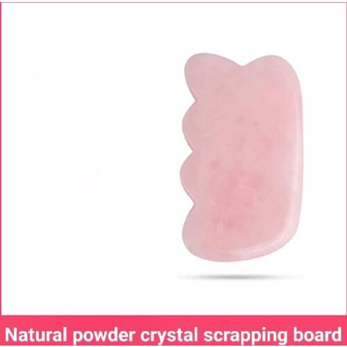 Natural Jade Guasha Board Scraching Facial Eyes Scraping SPA Massage Tool Health Care Acupoints Plate Massager