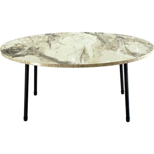 Modern Medium coffee table Metal Foot Ellipse coffee tables table basse furniture living room table