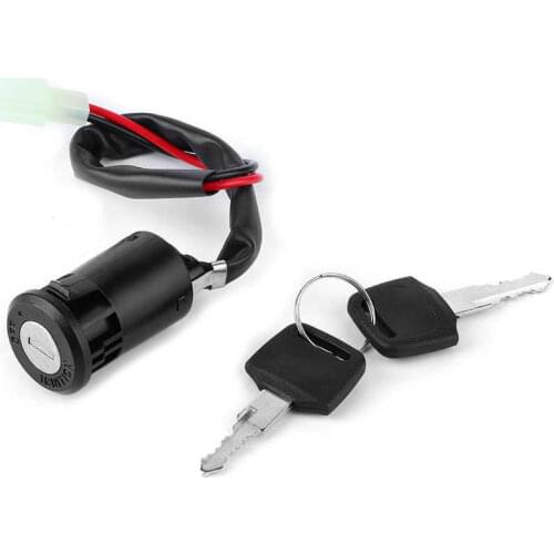 Electromobile Ignition Switch Key 2 Wire Fit for Suzuki Scooter ATV ABS Universal Two-Wire Ignition Switch Moto Accessories