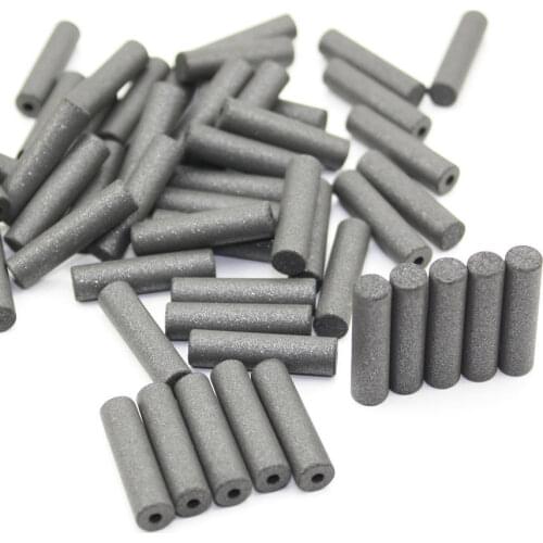 100 PCS Rubber Points Polishing Pillar Wheels For Dental Jewelry Rotary Black