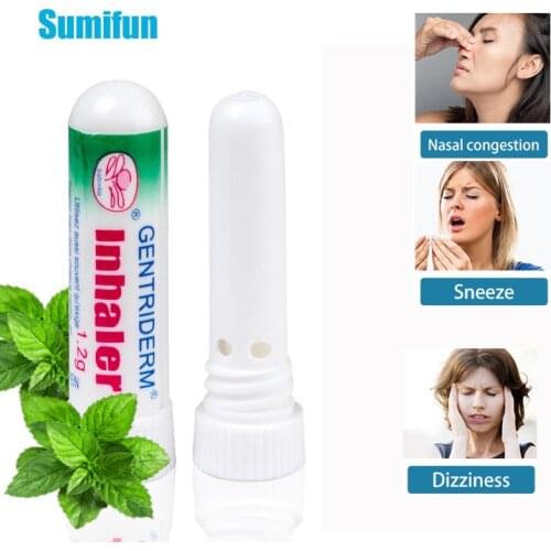 3Pcs Wholesale Nasal Congestion Refresh Nasal Inhaler Rhinitis Mint Cream Essential Oils Nose Cold Cool Herbal