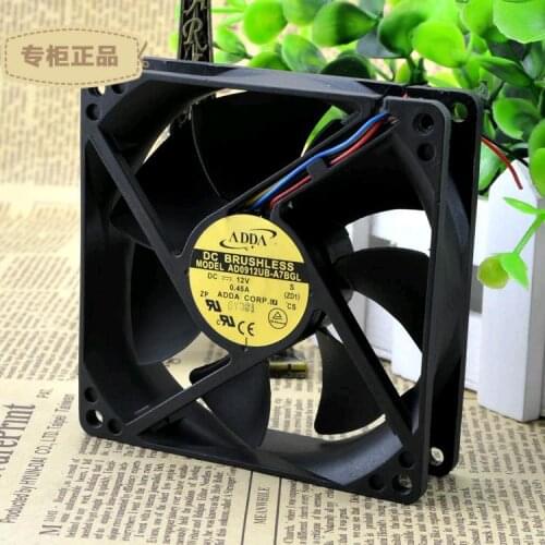 9225 original Xiexi FOR ADDA cooling fan AD0912UB-A7BGL 12V 0.45A with speed control