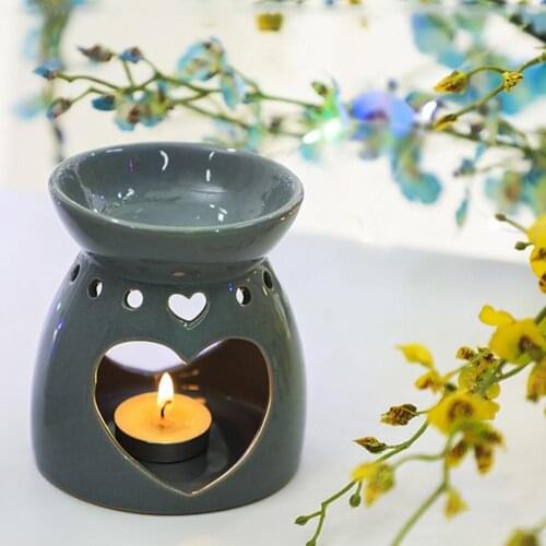 Essential Oil Burners Ceramic Aroma Burners Aromatherapy Candle Diffuser for Home Bedroom Decor #CW