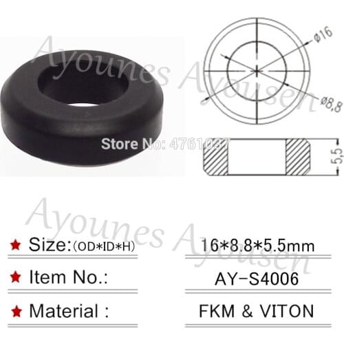 Free Shipping 50pieces Fuel Injector O'ring Seals Grommet For Toyota Repair Kits Upper Seal (AY-S4006)