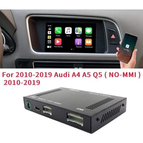 Wireless Carplay Android Auto Interface Box For- A4 A5 Q5 NO-MMI 2010-2019 for Screen Update Apple Mirror Link