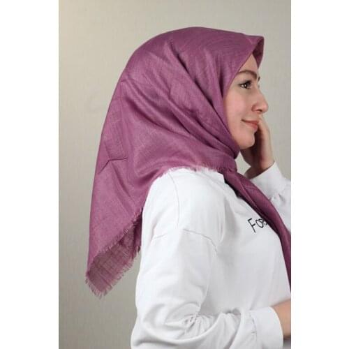 BONJELA SHİNE FLAT SILVERY LINEN SCARF-DESEN-02-RENK-19