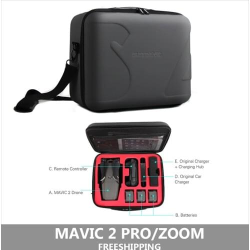 Mavic 2 Carrying Case Hard Shell Storage Bag for Mavic 2 Pro /Zoom Camera Drone and Smart Controller Box