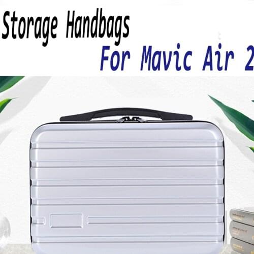 For DJI Mavic Air2 Bag Hard Back Waterproof Case Shockproof Cover For Mavic Air 2 Drone Protector White/Black Storage Handbags