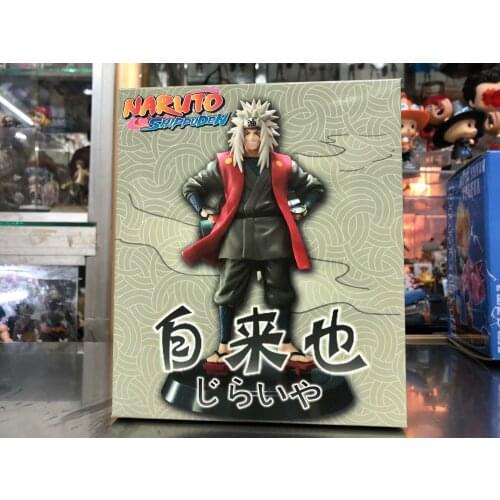 Anime Naruto 19CM JIRAIYA Figure Model Toys For Children Collectible Gift Cartoon Ninjia Doll Desk Decor Study Model Decorations