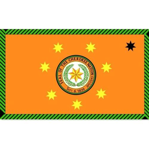 60x90cm/90x150cm/120x180cm seal of the cherokee nation sept 6 1839 flag