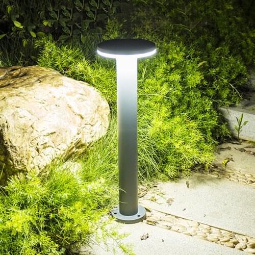 Outdoor Mushroom Garden Pathway Light Aluminum Waterproof Landscape Pillar Lamp Courtyard Pathway Street Bollard Lamps