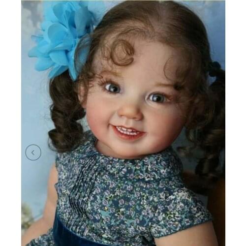 NPK 28inches cammi sweet baby reborn doll kit huge baby toddler soft touch fresh color
