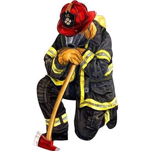 DIY Full Diamond Painting Firefighter Fire Fighting Cross Stitch Classic 5D Embroidery Fireman Fire Truck Sewing Art Home Decor