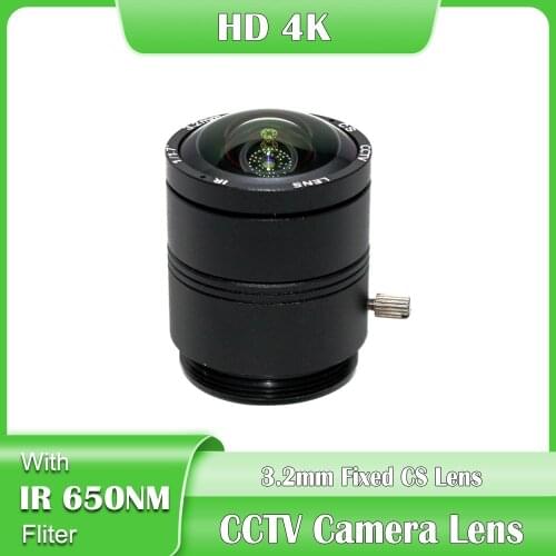 NEOCoolcam 4K 3.2mm Lens Fixed CS Lens 12MP 3.2mm 1/1.7 inch For 4K IP CCTV Box camera