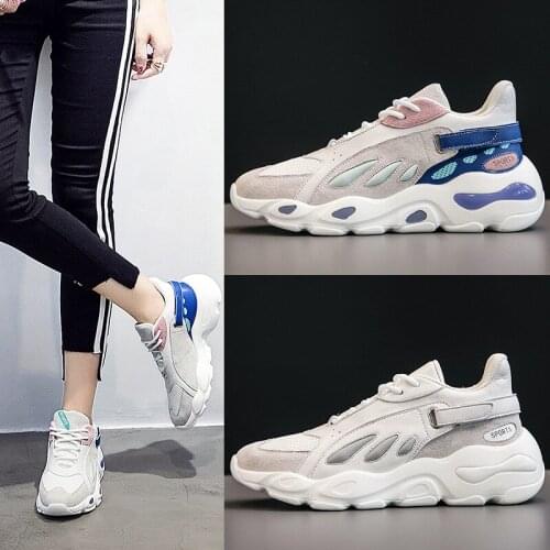 2021 New Sports Shoes Fashion Female Old Shoes Casual All-Match Breathable Running Womens Shoes