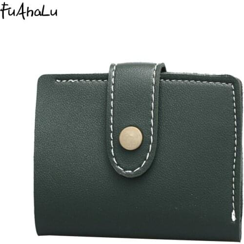 FuAhaLu new simple coin wallet wild short wallet fashion leisure embroidery small wallet