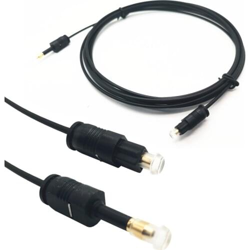 Digital Sound Toslink to Mini Toslink Cable 3.5mm SPDIF Optical Cable 3.5 to Optical Audio Cable Adapter for Macbook