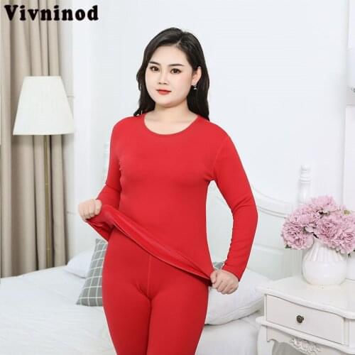 Autumn Winter Women Thermal Underwear Thick Long Johns Lovers Cotton Pajamas Keep Warm Long John Set Sexy Intimate Suits M-5XL