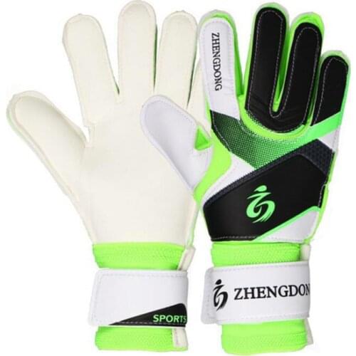 Children adult entry-level goalkeeper gloves football anti-slip finger embossed goalie gloves