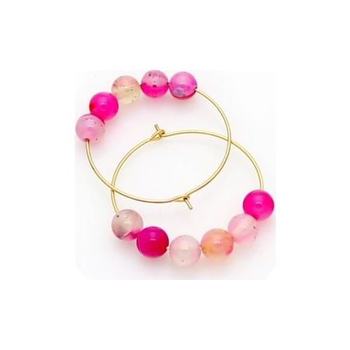 Earrings 2020 new fashion high sense circle net red versatile Earrings Korean small temperament Earrings