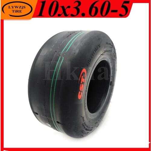 High Quality 10x3.60-5 Tubeless Tyre 10*3.60-5 Go Kart Vacuum Tire Front Wheel Tire Accessories