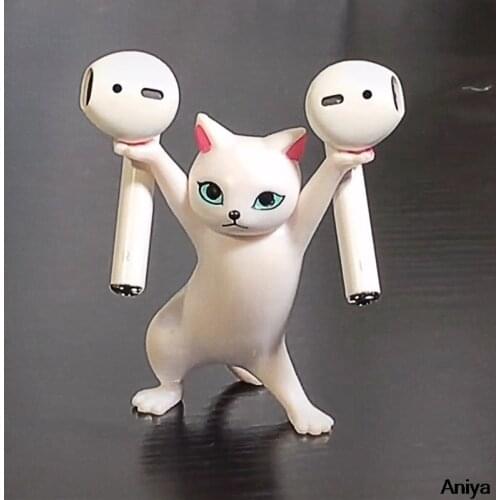 Funny Cat Pen Holder Toy Black Hold Everything Cat earphone Bracket Cute Home Decor Easter Decoration Carming Ktty Storage Set