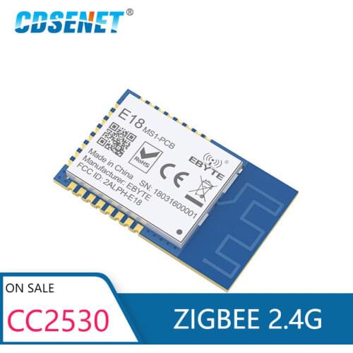 10pcs Zigbee 2.4GHz CC2530 Core Board SMD Wireless rf Module CDSENET E18-MS1-PCB SPI Transmitter Receiver PCB IPX Antenna