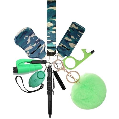 130dB Self Defense Alarm Egg Shape Child Girl Women Security Protect Alert Personal Safety Scream Loud Emergency Alarm Keychain