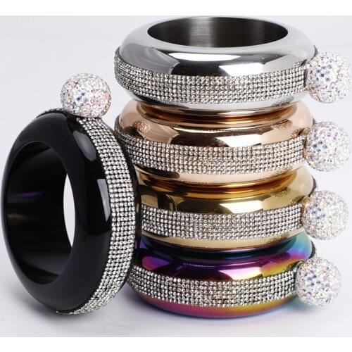 20Pcs 3.5oz Stainless Steel with Handmade Crystal Bracelet Bangle Flask For Women Girls Dance Birthday Party Club Bar