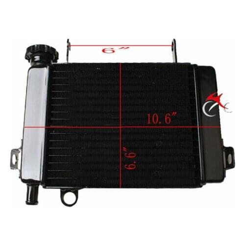 Motorcycle Aluminum Radiator Cooler For HONDA CBR125 2004-2011 2010 2009 Black
