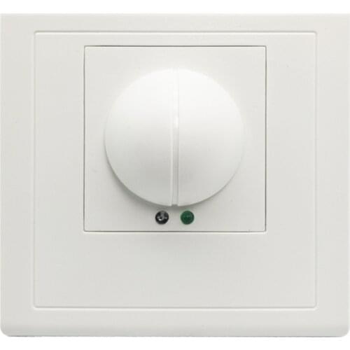 Free shopping 220/AC-240V/AC 360 degree Microwave Sensor Light Switch Induction Microwave Motion Sensor 86 motion sensor switch