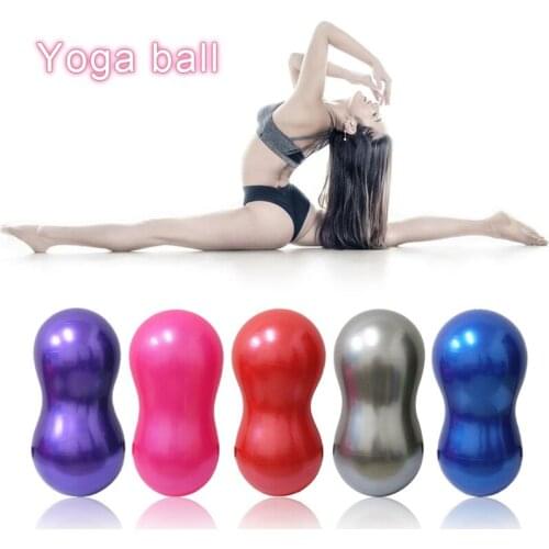 Large 90*45cm Anti-Burst Yoga Ball Peanut Shape Fitness Exercise Health Sports Gym Colorful Durable Peanut Ball Pilates Ball