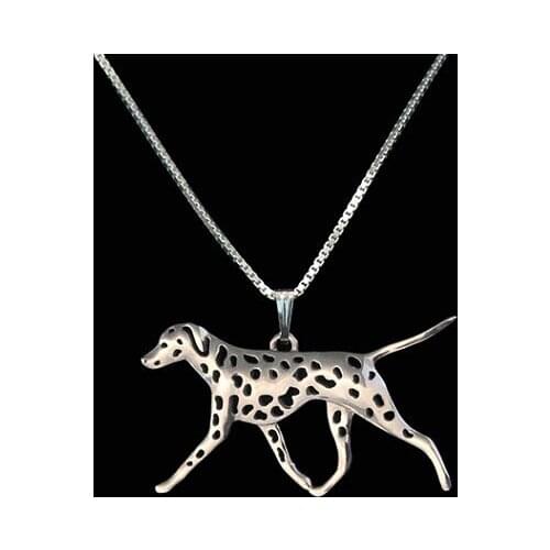 Dalmatian movement jewelry pendant and necklace women gold silver plated jewelry