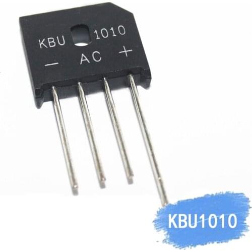 5PCS KBU1010 KBU-1010 10A 1000V diode bridge rectifier new and original IC
